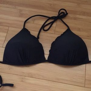 Black bathing suit top